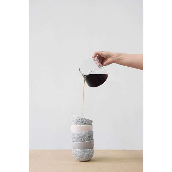 Balta un melna keramikas krūze ÅOOMI Mess, 200 ml-image-2