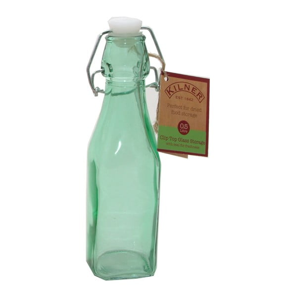 Kilner pudele ar klipsi, 250 ml, zaļa