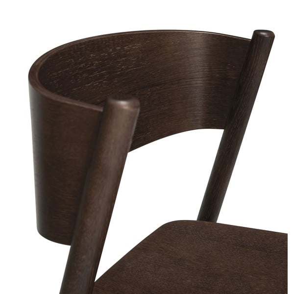 Brūns ozolkoka ēdamistabas krēsls Oblique - Hübsch-image-4