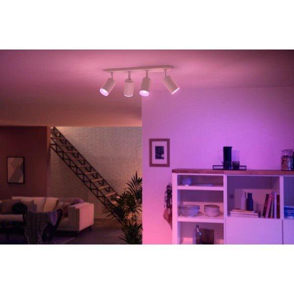 Viedā prožektora tipa lampa ar GU10 spuldžu ietveri 6 W Fugato – Philips Hue-image-1