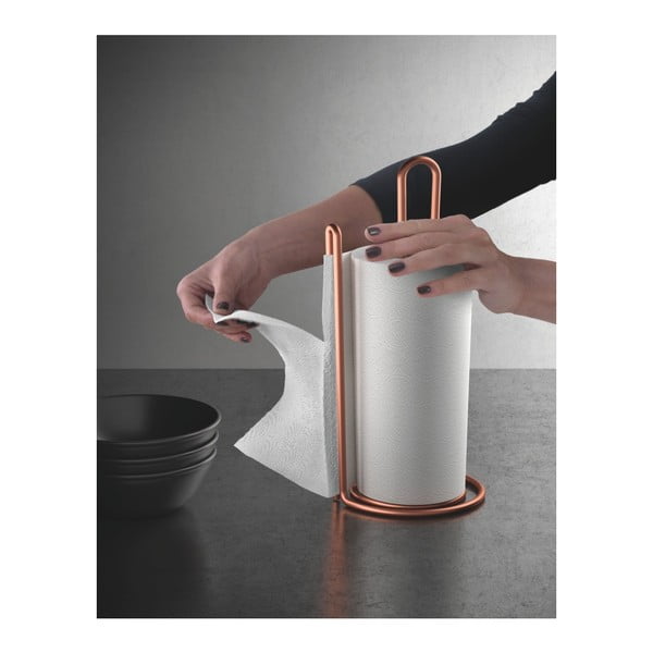 Papīra dvieļu statīvs vara krāsā Metaltex-image-1
