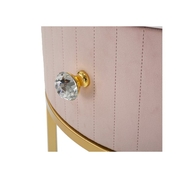 Gaiši rozā/zelta krāsas naktsskapītis Montpellier – Mauro Ferretti-image-4