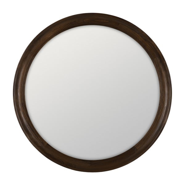 Sienas spogulis ar masīvkoka rāmi ø 110,5 cm Paula – Ixia