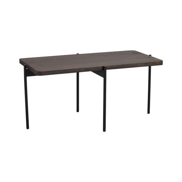 Brūns oškoka kafijas galdiņš 95 x 50 cm Shelton - Rowico-image-2