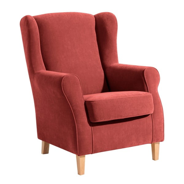 Ķieģeļu sarkans atzveltnes krēsls Max Winzer Lorris