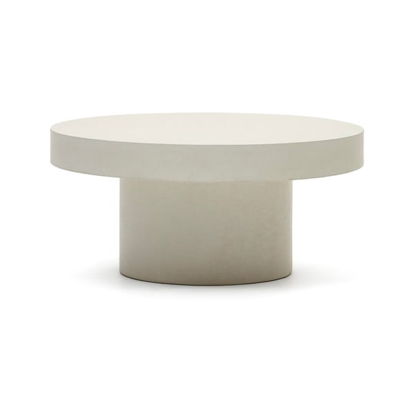 Betona apaļš dārza kafijas galdiņš ø 90 cm Aiguablava – Kave Home-image-4