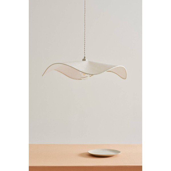 Krēmkrāsas papīra piekaramā lampa ø 70 cm Monchi – Jotex-image-2