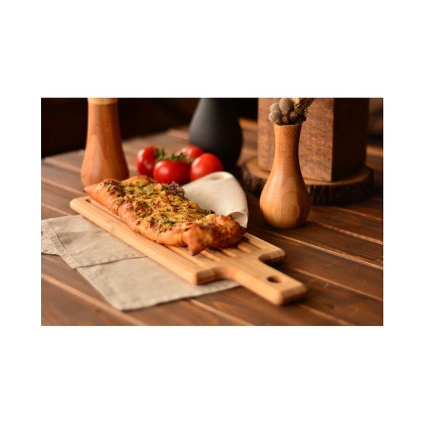 Bambusa servīzes dēlītis steikam Bambum Grill, garums 50 cm-image-1