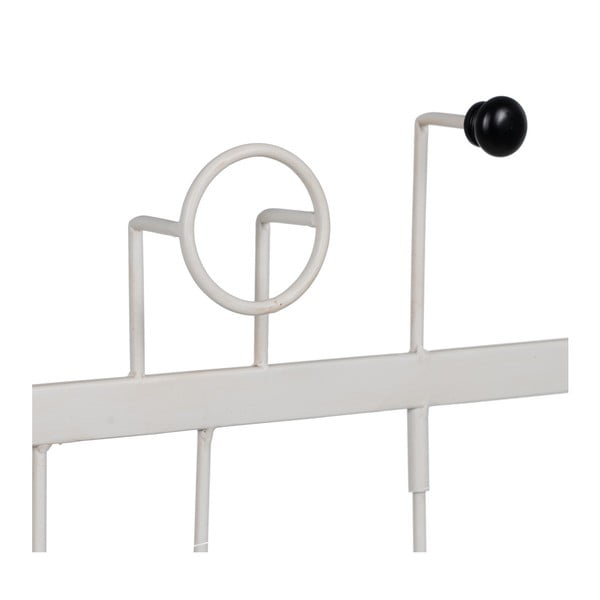 Balts metāla sienas pakaramais – Ixia-image-2