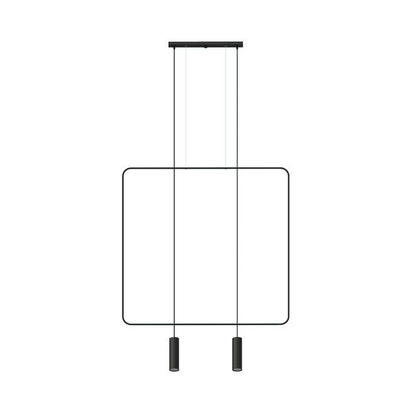 Melna metāla piekaramā lampa RANA – Thoro