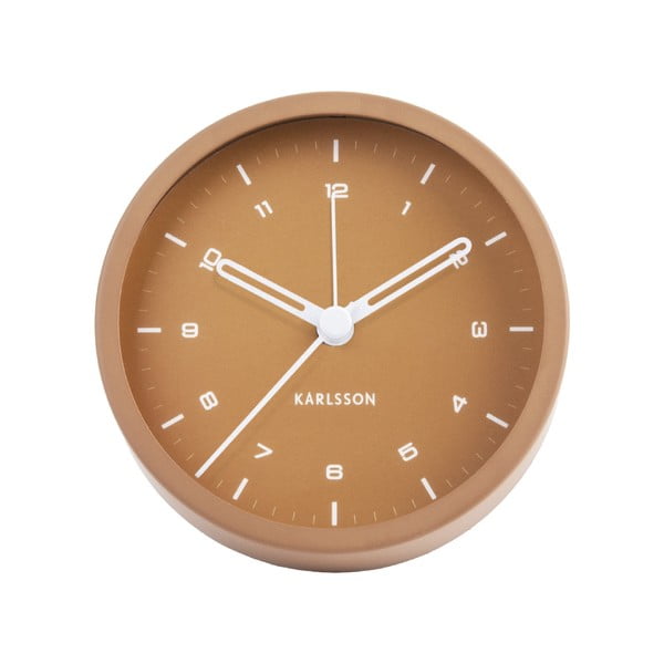 Karameļu brūns modinātājs Karlsson Tinge, ø 9 cm-image-2