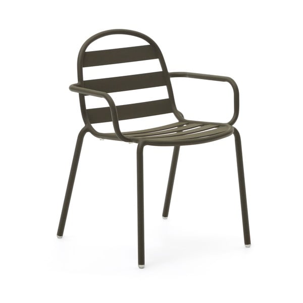 Zaļš metāla dārza krēsls Joncols – Kave Home