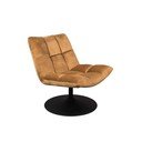 Sinepju dzeltens samta atpūtas krēsls Bar – Dutchbone