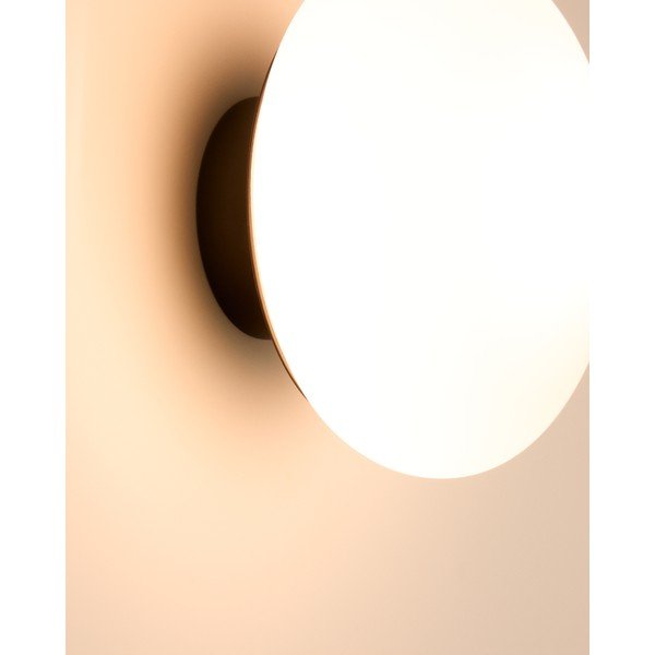 Balta/melna sienas lampa ø 15 cm Bamila – Kave Home-image-3