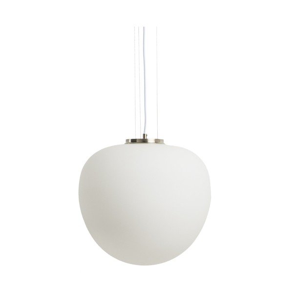 Balta piekaramā lampa ar stikla abažūru ø 40 cm Ardali – Kave Home