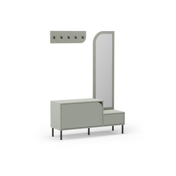 Zaļa/pelēka priekšnama iekārta Bea – Marckeric-image-3