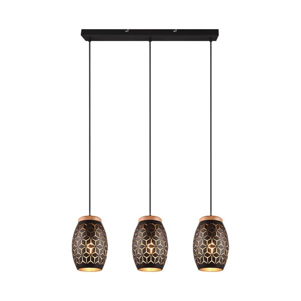 Melna piekaramā lampa ø 15 cm Bidar – Reality-image-1