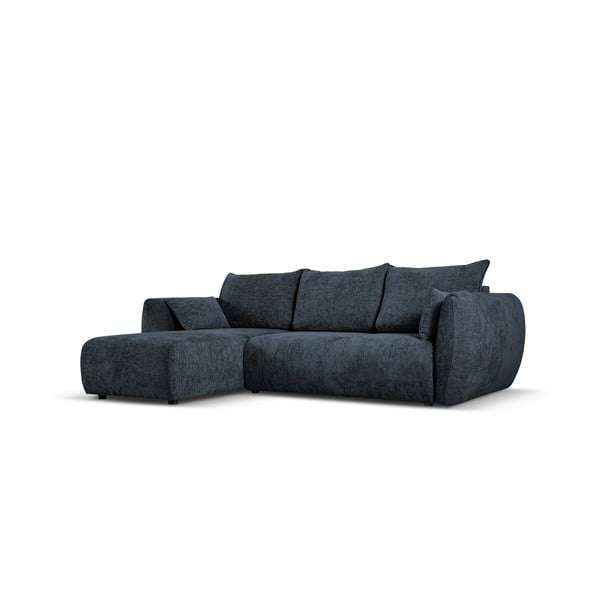 Tumši zils stūra dīvāns (ar kreiso stūri) Matera – Cosmopolitan Design-image-3