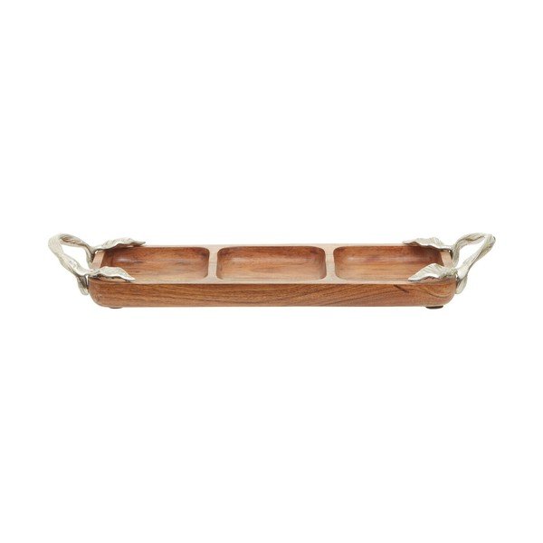 Koka paplāte 14x47 cm Vine – Premier Housewares-image-2