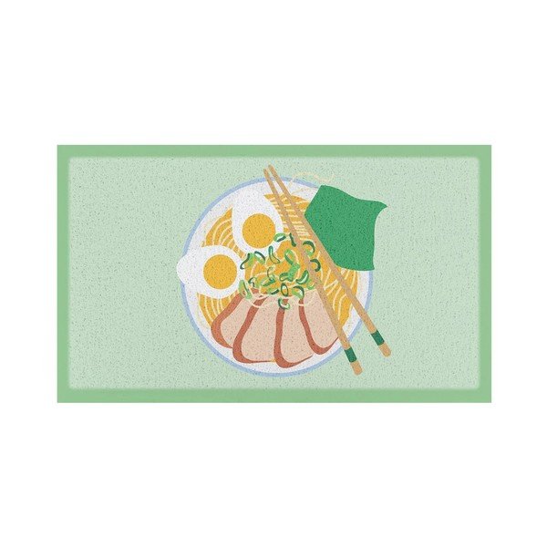 Pārstrādātas plastmasas kājslauķis 40x70 cm Ramen Bowl  – Artsy Doormats