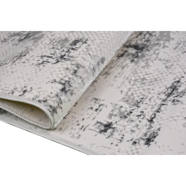 Pelēks/krēmkrāsas mazgājams paklājs 80x150 cm Gri – Vitaus-image-2