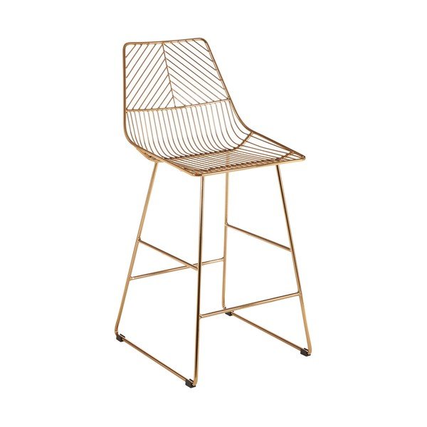 Zelta krāsas metāla bāra krēsls District – Premier Housewares
