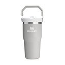 Gaiši pelēks nerūsējošā tērauda termoss 600 ml IceFlow™ Flip Straw 2.0 Tumbler Ash – Stanley