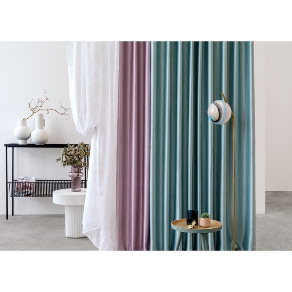 Violets aizkars ar āķiem 140x260 cm Canyon – Mendola Fabrics-image-2