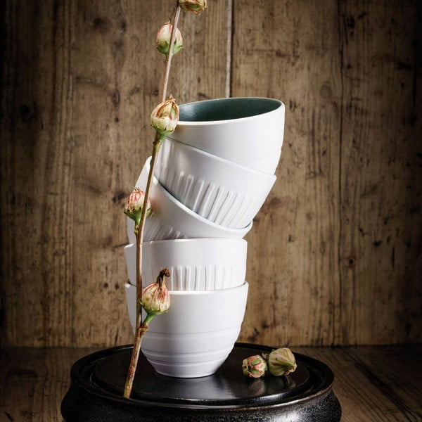 Balta porcelāna krūze Villeroy & Boch Leaf, 450 ml-image-3