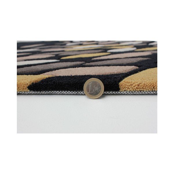 Paklāji Flair paklāji Swirl Black/Gold, 160 x 230 cm-image-4