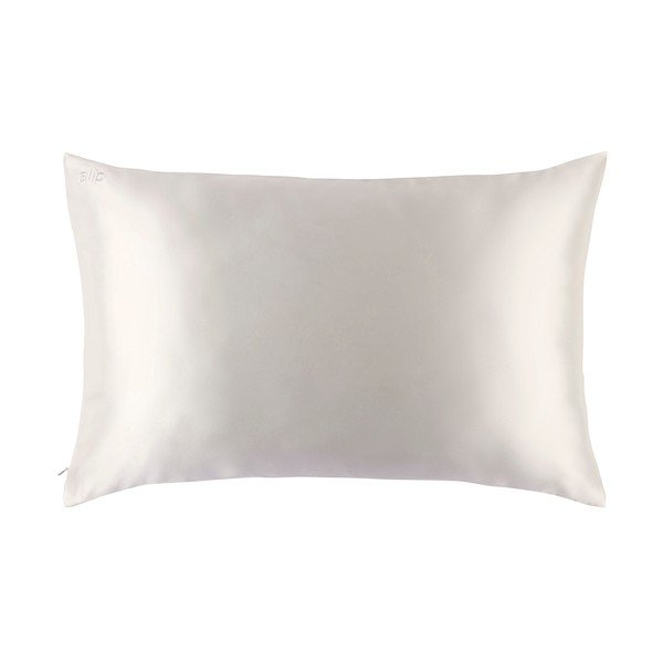 Zīda spilvendrāna 51x76 cm White – slip