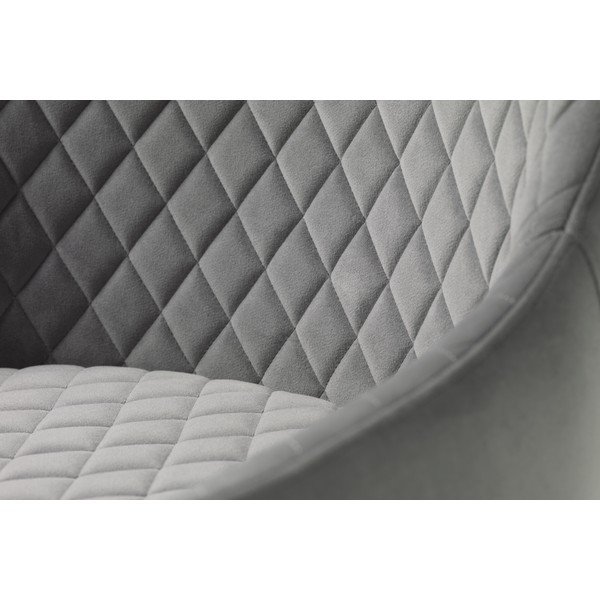 Gaiši pelēks samta atpūtas krēsls Ottowa – Unique Furniture-image-4