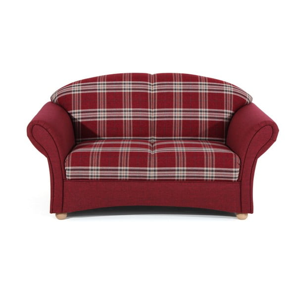 Sarkans pleds dīvāns Max Winzer Corona, 151 cm