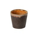 Tumši brūna espreso akmensmasas tasīte 70 ml Poterie – Casafina