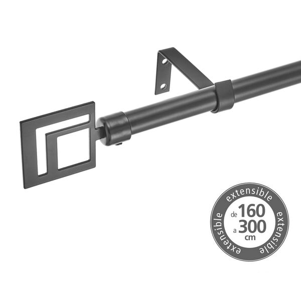 Metāla pagarināma aizkaru stanga 160–300 cm – Casa Selección-image-1