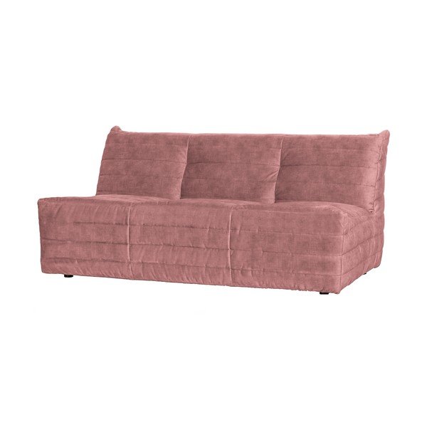 Gaiši rozā samta dīvāns 160 cm Bag – WOOOD-image-1