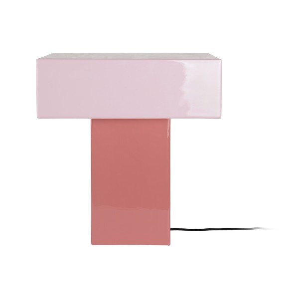 Rozā galda lampa (augstums 35 cm) Grato Recto – Leitmotiv