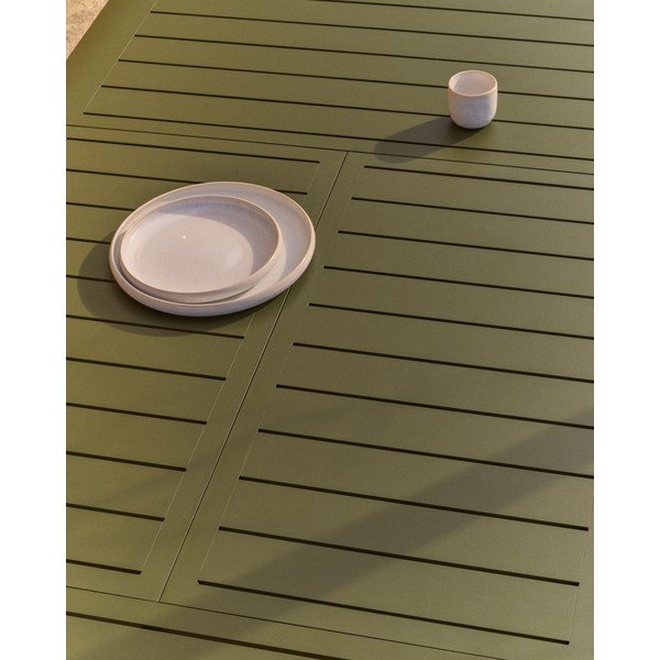 Metāla dārza ēdamgalds 100x205 cm Brela – Kave Home-image-3