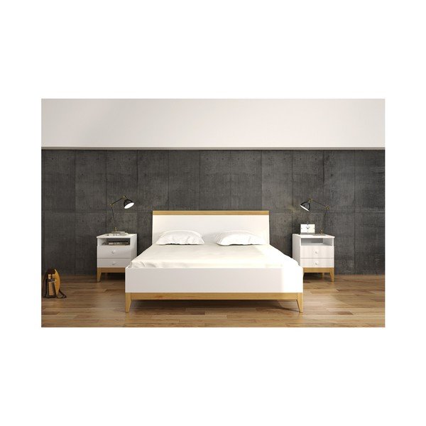 Divguļamā gulta no priedes masīvkoka SKANDICA Livia BC, 180 x 200 cm-image-2