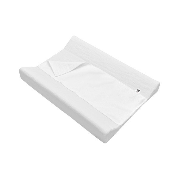 Balts lina gultasveļas ūdensnecaurlaidīgs bērnu pārtinamais paklājiņš BELLAMY Snow White, 50 x 70 cm-image-3