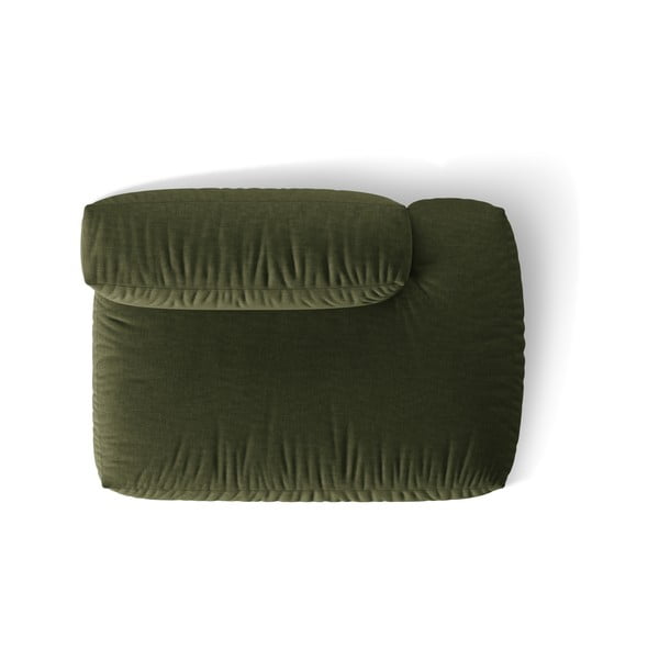 Zaļa modulārā dīvāna daļa (ar labo stūri) Martina – Micadoni Home-image-3