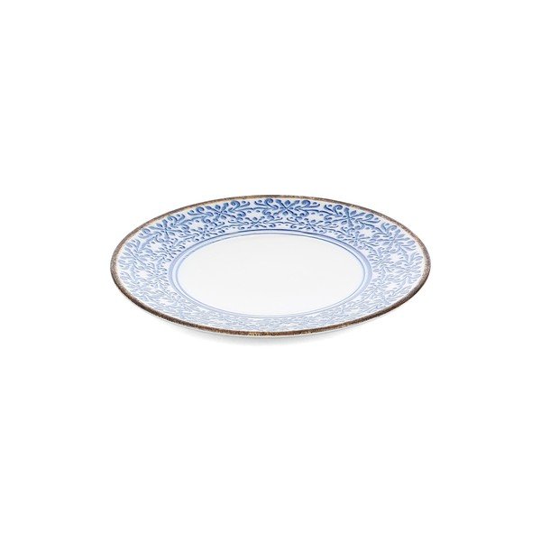 Balts/zils deserta porcelāna šķīvis ø 21 cm Azul – BonBistro-image-2