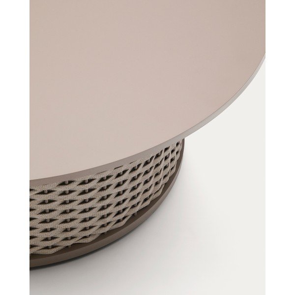 Metāla apaļš dārza kafijas galdiņš ø 99 cm Sedalis – Kave Home-image-4