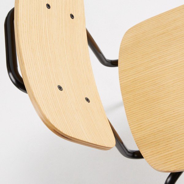 4 krēslu komplekts ar melnu struktūru La Forma Klee-image-1