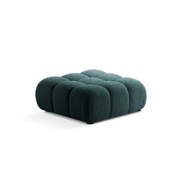Zaļganzils kāju soliņš no buklē auduma – Micadoni -image-1