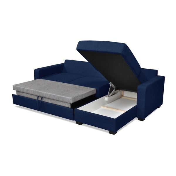 Zils dīvāns ar atpūtas krēslu Cosmopolitan design Milano-image-3