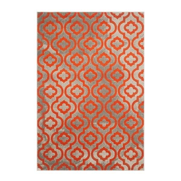 Oranžs paklājs Webtappeti Evergreen, 92 x 152 cm