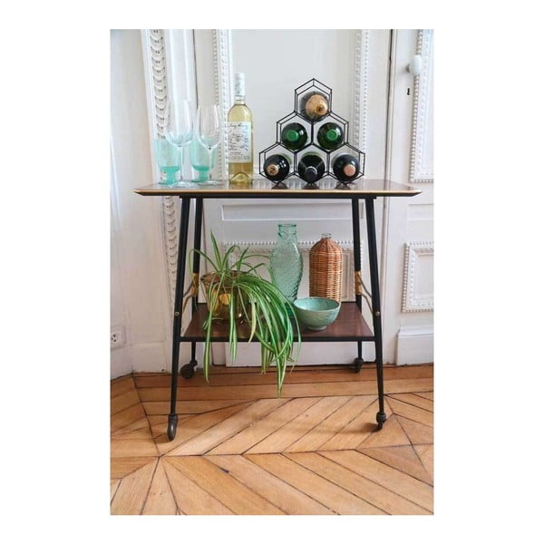 Melns vīna pudeļu statīvs Compactor RackMAT-image-2