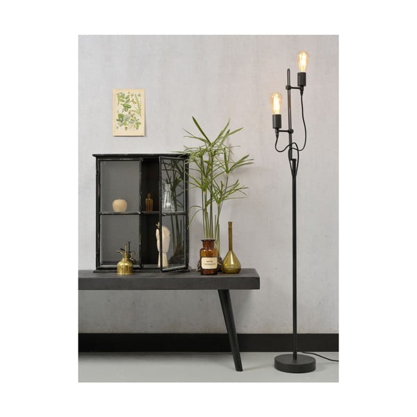 Melna stāvlampa ar metāla abažūru (augstums 152 cm) Seattle – it's about RoMi-image-2