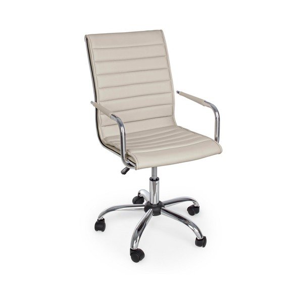 Pelēkbrūns mākslīgās ādas biroja krēsls Perth – Yes Everyday